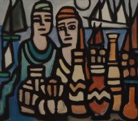 THE MARKET STALL by Markey Robinson at Ross's Online Art Auctions