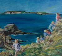 AFTER THE PICNIC by Coralie de Burgh Kinahan at Ross's Online Art Auctions