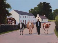 TO FRESH PASTURES by Gregory Moore at Ross's Online Art Auctions
