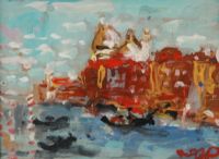 THE GRAND CANAL, VENICE by Marie Carroll at Ross's Online Art Auctions