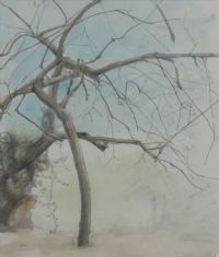 LANDSCAPE WITH TREE by Tom Carr HRHA HRUA at Ross's Online Art Auctions
