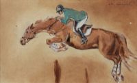 SHOWJUMPER by Con Campbell at Ross's Online Art Auctions