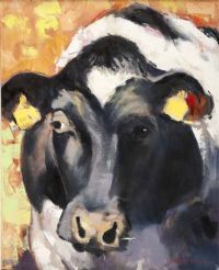 FRIESIAN HEAD by Dennis Orme Shaw at Ross's Online Art Auctions