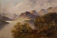 HIGHLAND LOCH by Montgomery Ansell at Ross's Online Art Auctions