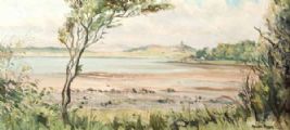 SCRABO FROM STRANGFORD LOUGH by Allan Ardies at Ross's Online Art Auctions