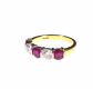 18CT GOLD, RUBY & DIAMOND RING at Ross's Online Art Auctions