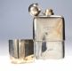 SILVER HIP FLASK; LONDON 1915 at Ross's Online Art Auctions