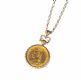 1891 SOVEREIGN PENDANT ON 9CT GOLD CHAIN at Ross's Online Art Auctions