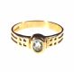 9CT GOLD & AQUAMARINE RING at Ross's Online Art Auctions