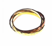 9CT GOLD RING (THREE COLOURS) at Ross's Online Art Auctions