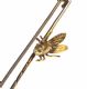 YELLOW METAL BEE BAR BROOCH at Ross's Online Art Auctions