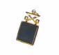 YELLOW METAL FOB LOCKET (TWO COLOURS) at Ross's Online Art Auctions