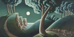 MOONLIT SHORE by George Callaghan at Ross's Online Art Auctions