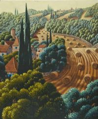 FRENCH HARVEST by George Callaghan at Ross's Online Art Auctions