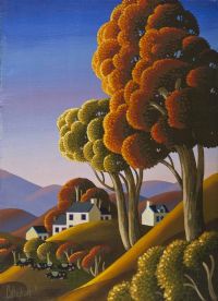 WHITEWASHED HOUSES by George Callaghan at Ross's Online Art Auctions