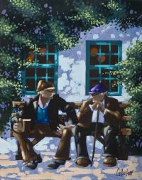 SUNDAY AFTERNOON by George Callaghan at Ross's Online Art Auctions