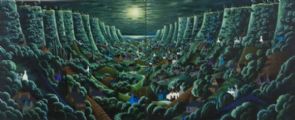 THE GREEN VALLEY by George Callaghan at Ross's Online Art Auctions