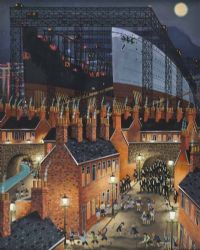 SHIP BUILDING, BELFAST by George Callaghan at Ross's Online Art Auctions