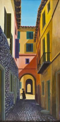 SPANISH HOUSES by George Callaghan at Ross's Online Art Auctions