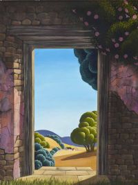 VIEW THROUGH THE WINDOW II by George Callaghan at Ross's Online Art Auctions