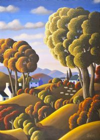 BENEATH THE DEWY HILLSIDE by George Callaghan at Ross's Online Art Auctions
