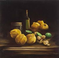 FRUIT, BOTTLE & JAR by George Callaghan at Ross's Online Art Auctions