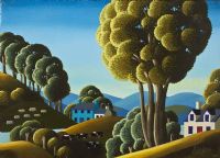UNDER BLUE SKIES by George Callaghan at Ross's Online Art Auctions