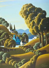 IN THE SHADE OF THE TREES by George Callaghan at Ross's Online Art Auctions