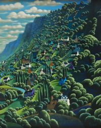 IN THE VALLEY by George Callaghan at Ross's Online Art Auctions