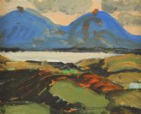 BLUE HILLS REMEMBERED by Hugh McIlfatrick at Ross's Online Art Auctions