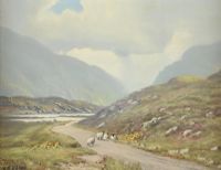 THE GAP OF DUNLOE, KILLARNEY by William Henry Burns at Ross's Online Art Auctions