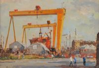 HARLAND & WOLFF by Colin Gibson at Ross's Online Art Auctions
