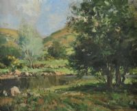 SUMMER IN GLENDUN by Maurice Canning Wilks ARHA RUA at Ross's Online Art Auctions