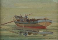 FISHING BOAT by Dante Lynas at Ross's Online Art Auctions