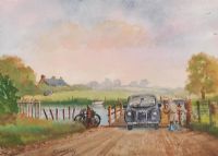 AS IT WAS, BANN FOOT TRANSPORT by Jackie Connolly at Ross's Online Art Auctions