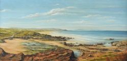 NEAR PORTSTEWART STRAND by J. Hobson at Ross's Online Art Auctions