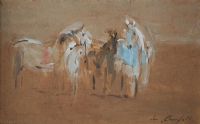 CONNEMARA PONIES by Con Campbell at Ross's Online Art Auctions