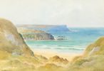 WHITEPARK BAY, COUNTY ANTRIM by George W.  Morrison at Ross's Online Art Auctions