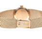 LADY'S 9 CARAT GOLD OMEGA AUTOMATIC WRIST WATCH WITH STEEL DIAL & FITTED 9 CARAT GOLD MESH STRAP at Ross's Online Art Auctions