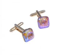 PAIR OF GENT'S DICHROIC CUFFLINKS at Ross's Online Art Auctions
