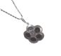 SILVER HEMATITE PENDANT ON A FINE CHAIN at Ross's Online Art Auctions
