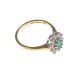 18 CARAT GOLD EMERALD & DIAMOND RING at Ross's Online Art Auctions