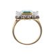 FINE 18 CARAT GOLD EMERALD & DIAMOND CLUSTER RING at Ross's Online Art Auctions