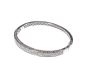 18 CARAT WHITE GOLD DIAMOND ENCRUSTED BANGLE at Ross's Online Art Auctions