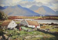 ROUNDSTONE, COUNTY GALWAY by Maurice Canning Wilks ARHA RUA at Ross's Online Art Auctions
