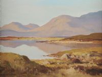 EVENING LIGHT, LOUGH INAGH by Maurice Canning Wilks ARHA RUA at Ross's Online Art Auctions