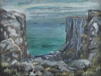 AILSA CRAIG FROM FAIRHEAD by Patric Stevenson PPRUA at Ross's Online Art Auctions