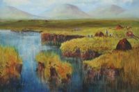 COLLECTING TURF by Sara McNeill at Ross's Online Art Auctions