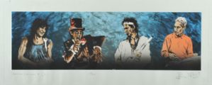 VOODOO LOUNGE 4 by Ronnie Wood at Ross's Online Art Auctions