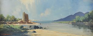 NARROW WATER CASTLE by George K. Gillespie at Ross's Online Art Auctions